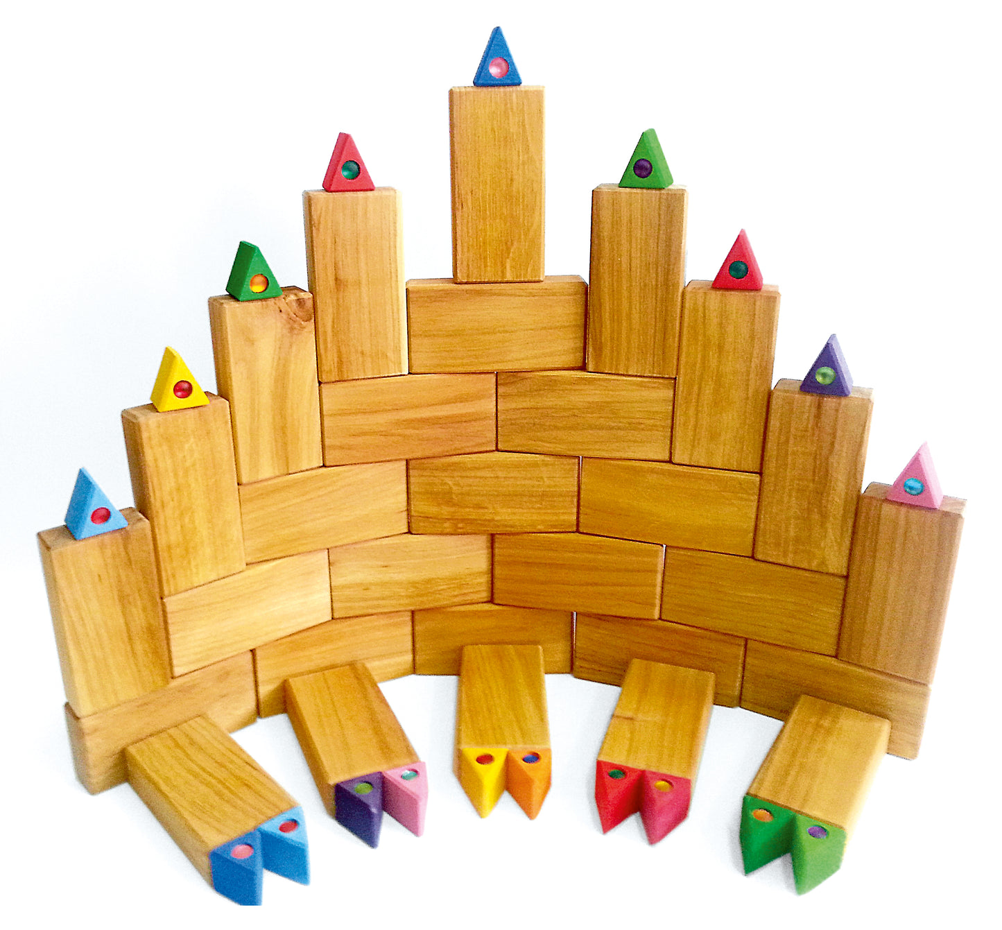 Bauspiel Houten Blokken Set (50 st)