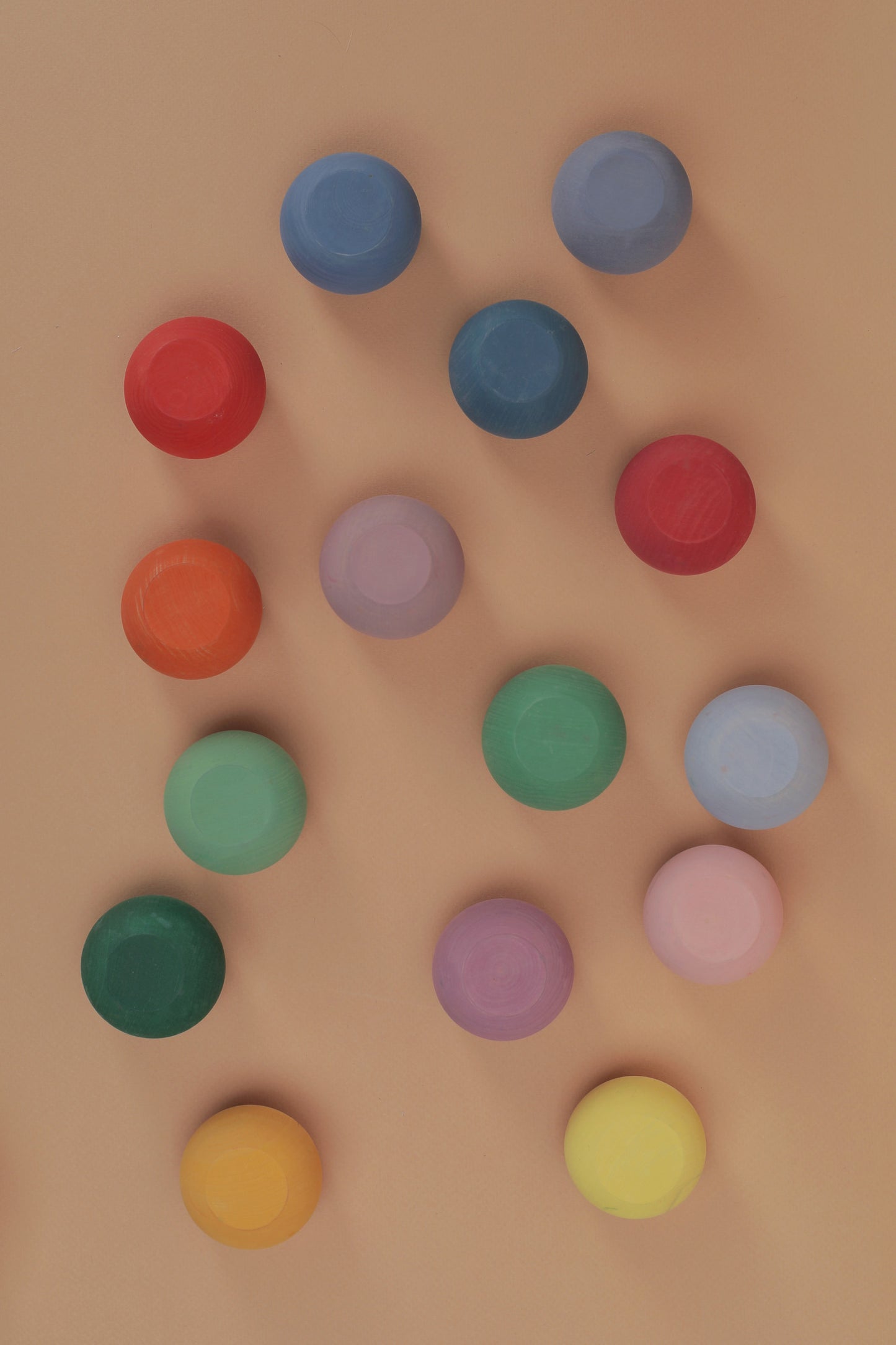 Raduga Grëz, 15 Sets, Houten Gekleurde Ballen