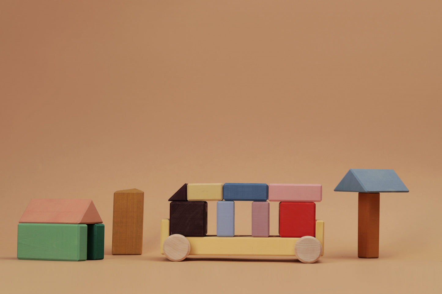 Raduga Gréz Houten Blokken Voertuig