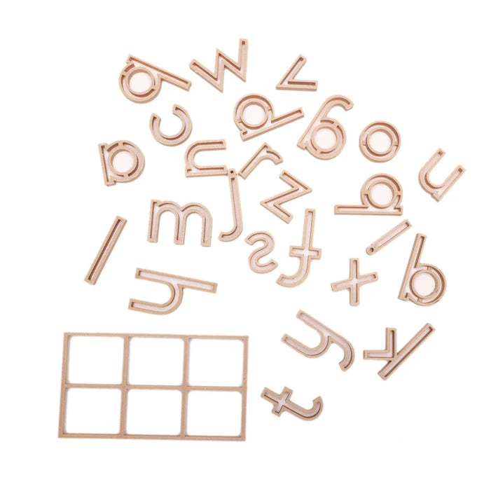 Grennn Waldorf Letter Uitstekers A-Z