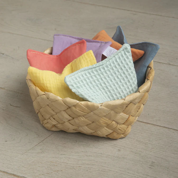 Little Botanic Label Sensorische Pittenzakjes- Pastel 6 stuks