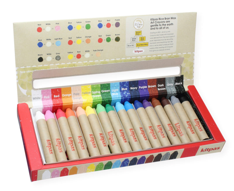Kitpas Waskrijt Rijstwax Medium (16st)