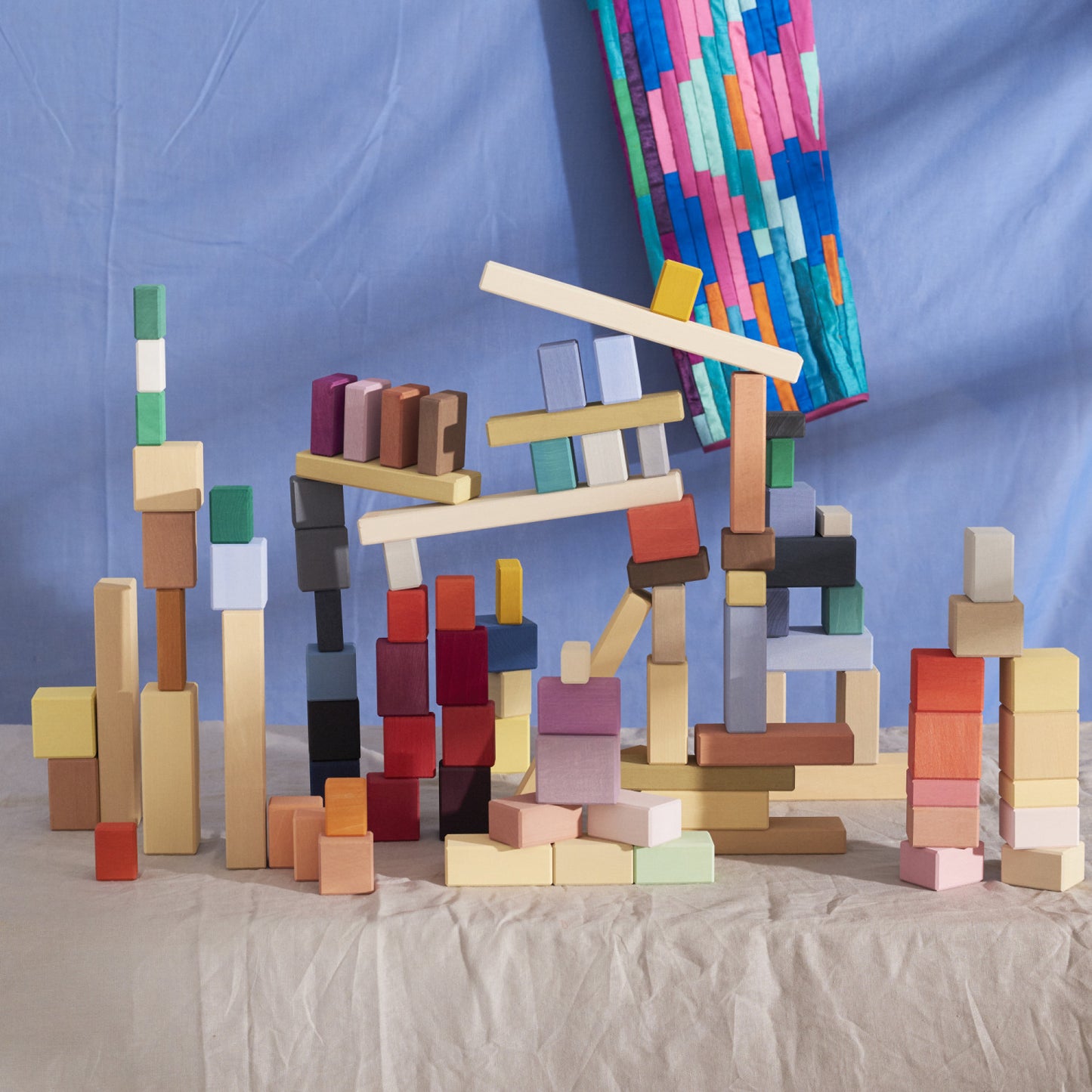 Raduga Grëz Grote, Gekleurde, Blokkenset