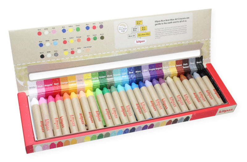 Kitpas Waskrijt Rijstwax Medium (24st)