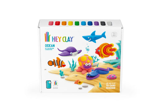 HeyClay Speelklei Oceaan 15 Potjes